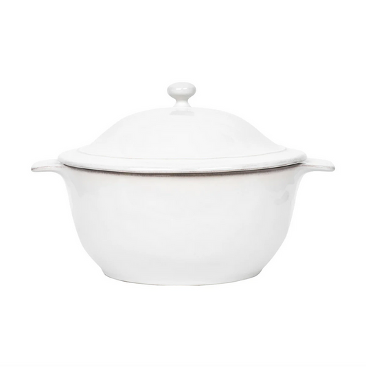 Juliska- Puro  12" Casserole with Lid - Whitewash