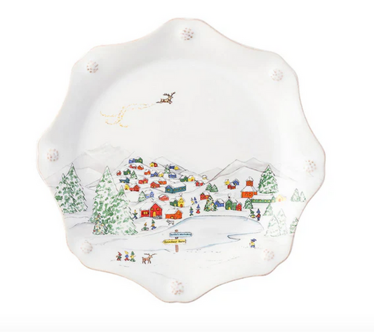 Juliska-Berry & Thread North Pole Dessert/Salad Plate