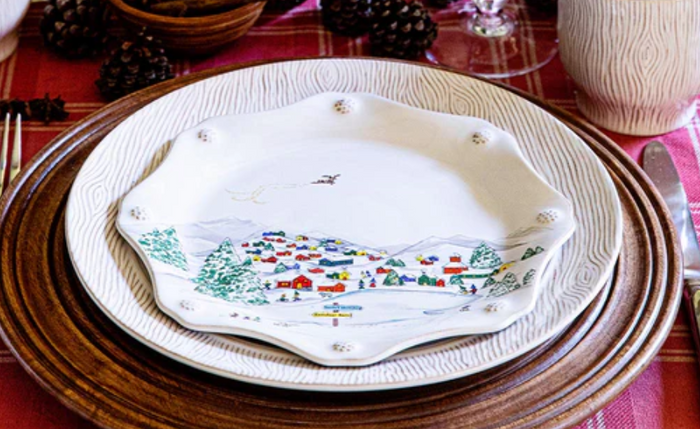 Juliska-Berry & Thread North Pole Dessert/Salad Plate