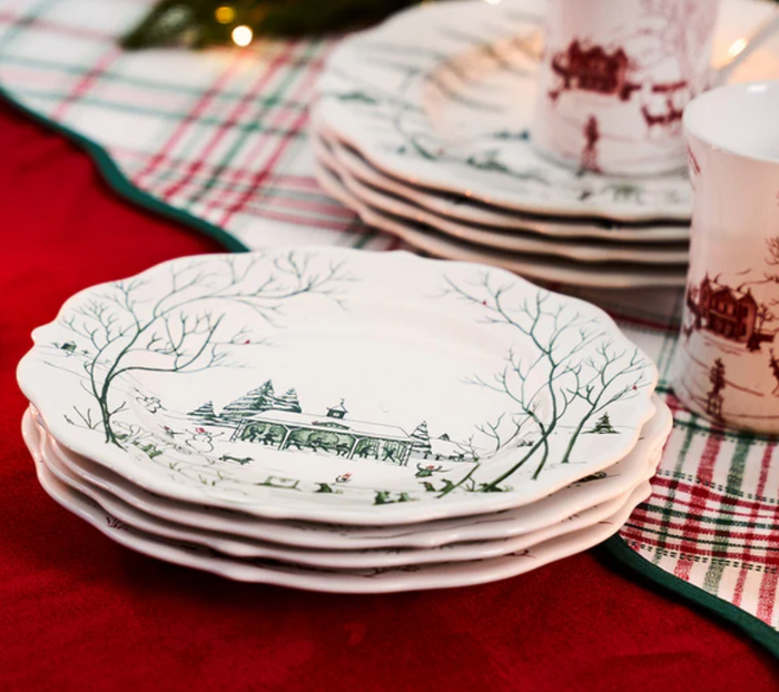 Juliska-Country Estate Winter Frolic Dessert/Salad Plate