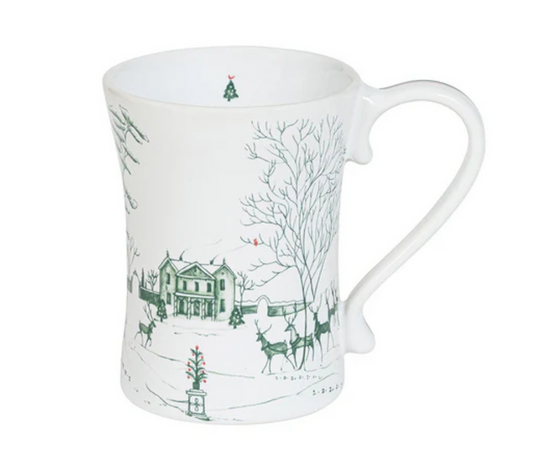 Juliska-Country Estate Winter Frolic Mug - Evergreen