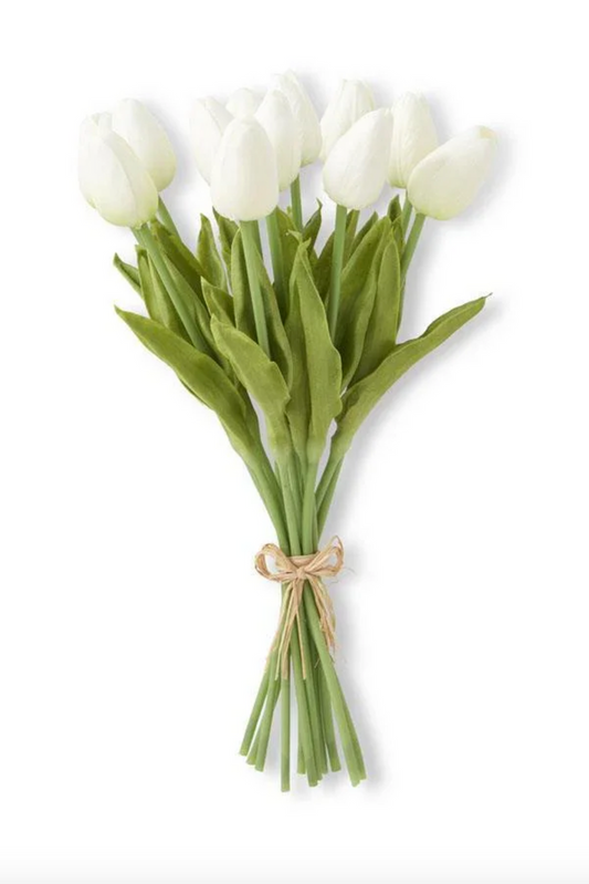 K&K-13 Inch Fuchsia Real Touch Mini Tulip Bundle