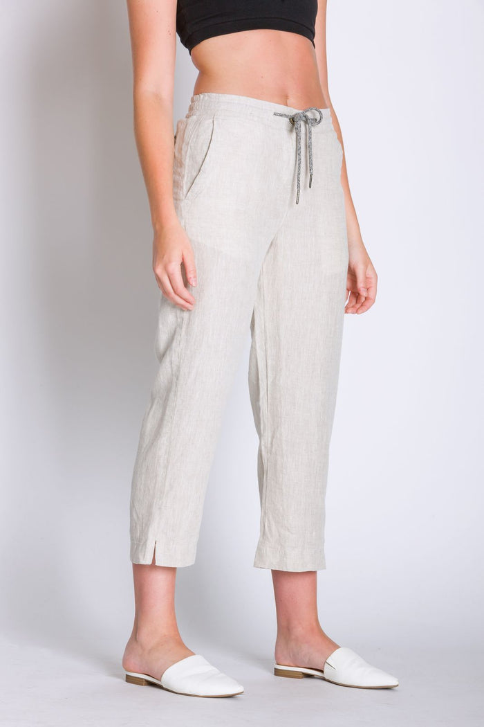 Lana | Women's Linen Capri Pants