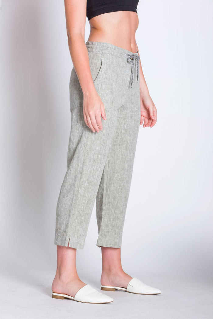 Lana | Women's Linen Capri Pants