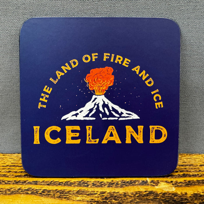 Land of Fire and Ice - Set of 6 Cork Coasters