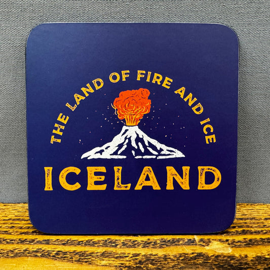 Land of Fire and Ice - Set of 6 Cork Coasters