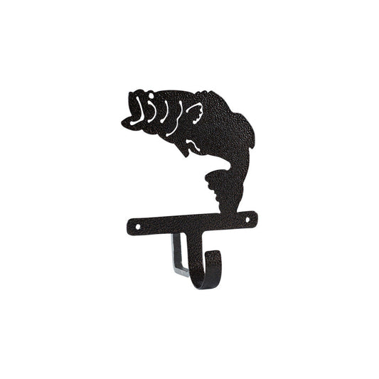 Leaping Trout Key Holder - Textured Black Steel - Coppervein, hand-made steel by Allwayz Mags