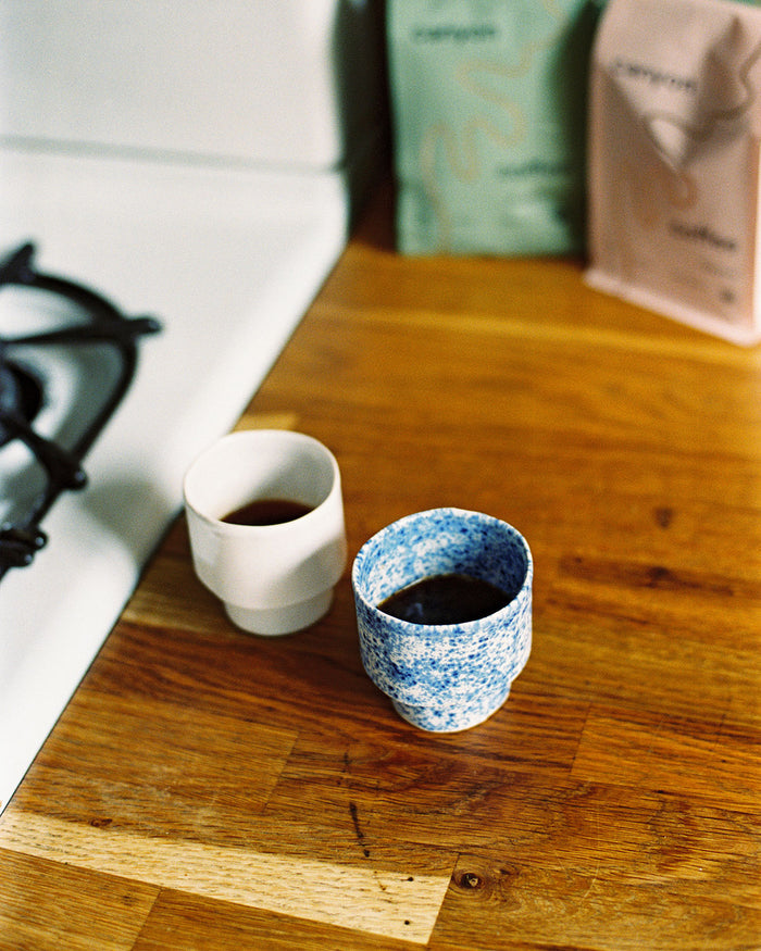 Lips Atelier Espresso Cup in White