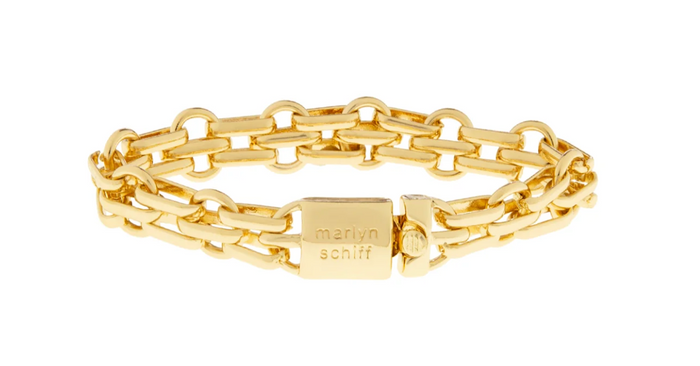 Marlyn Schiff-woven link bracelet