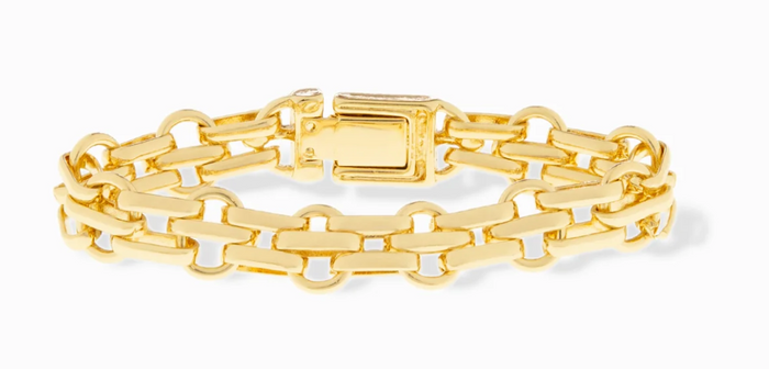 Marlyn Schiff-woven link bracelet
