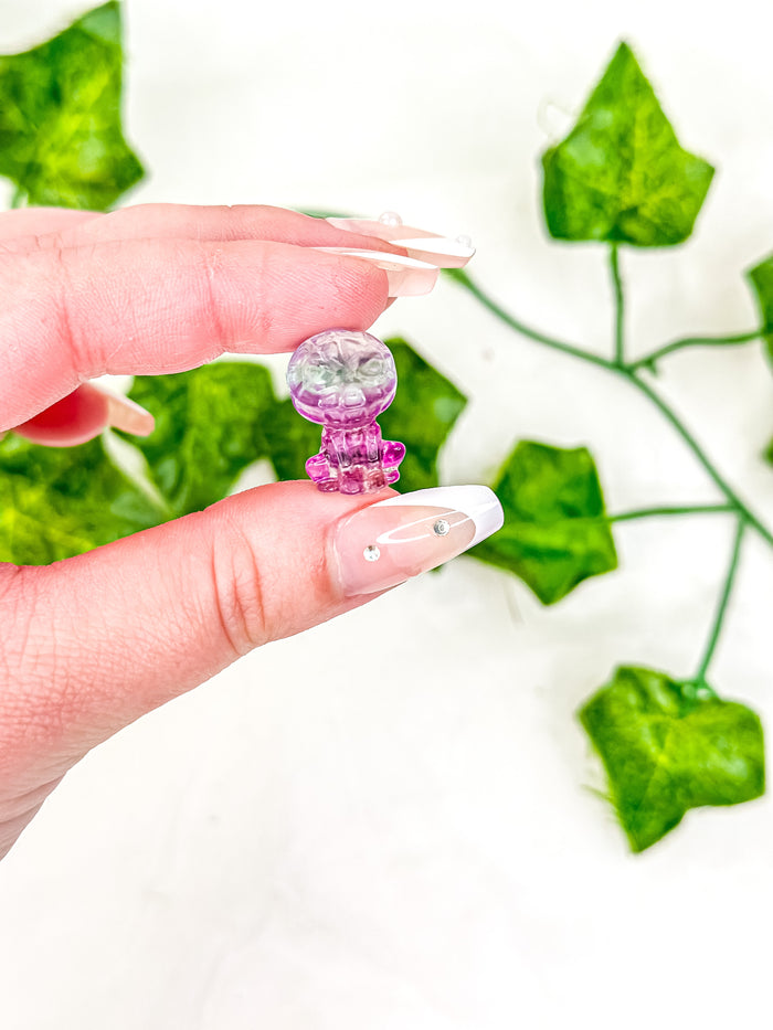 Mini Fluorite Spiderman
