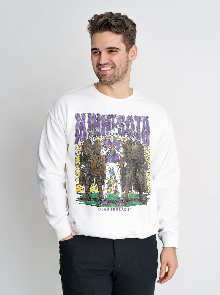 MINNESOTA FOOTBALL v3 CREWNECK SWEATSHIRT – Sweatshirt – Dead Threads Apparel