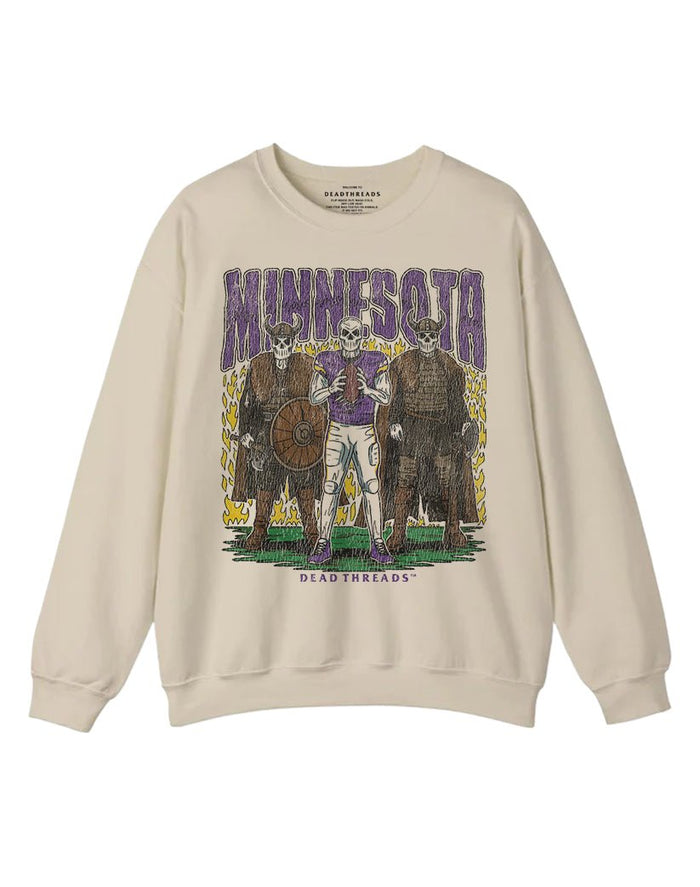 MINNESOTA FOOTBALL v3 CREWNECK SWEATSHIRT – Sweatshirt – Dead Threads Apparel