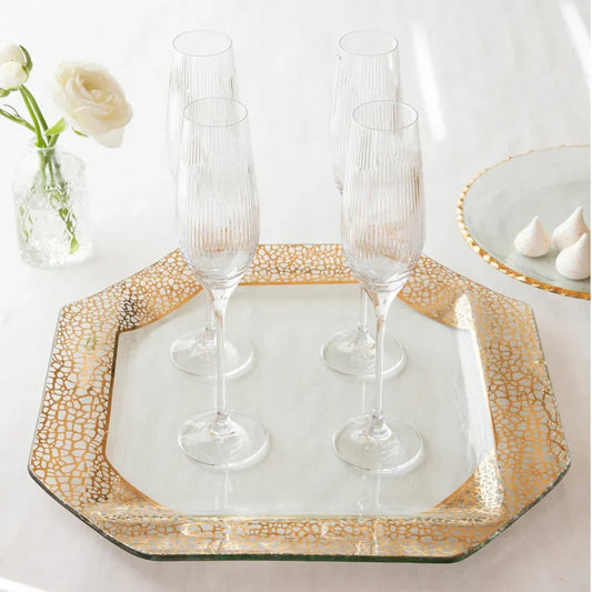 Mosaic Square Platter- ANNIE GLASS
