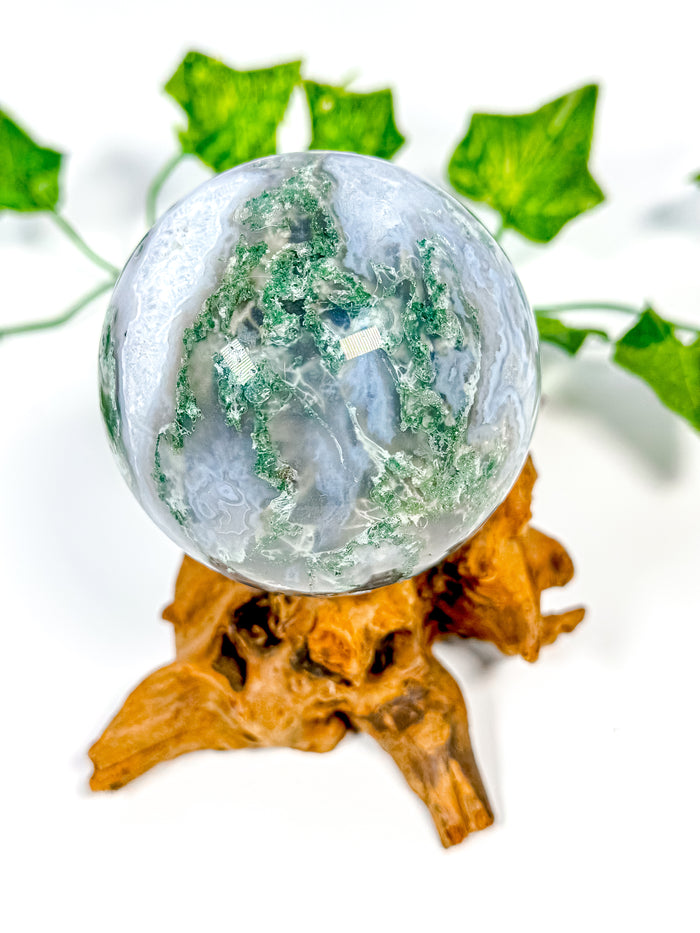 Moss Agate Sphere (60A)
