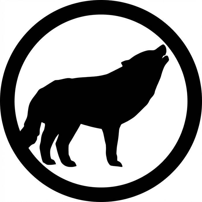 Black / Wolf