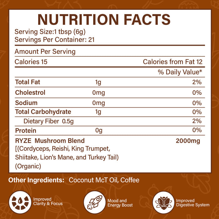 Mushroom Coffee Powder by Beauty Night Fashion