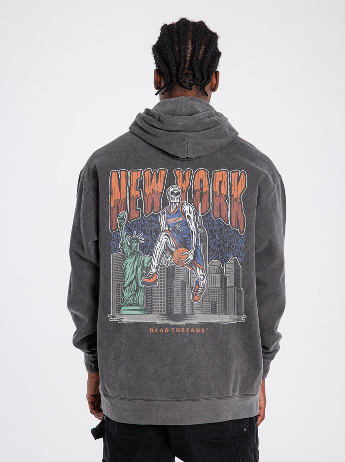 NEW YORK BASKETBALL - HOODIE – Hoodie – Dead Threads Apparel