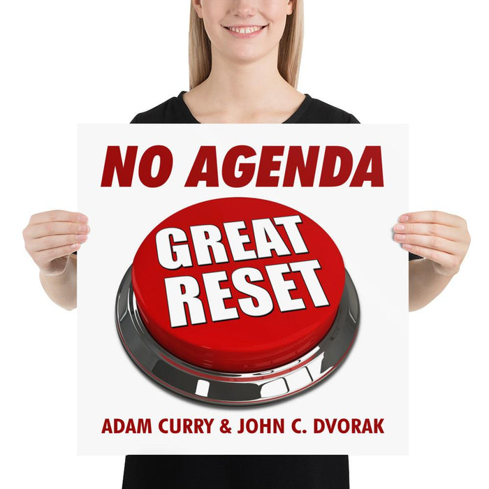 NO AGENDA 1267 - cover art poster print