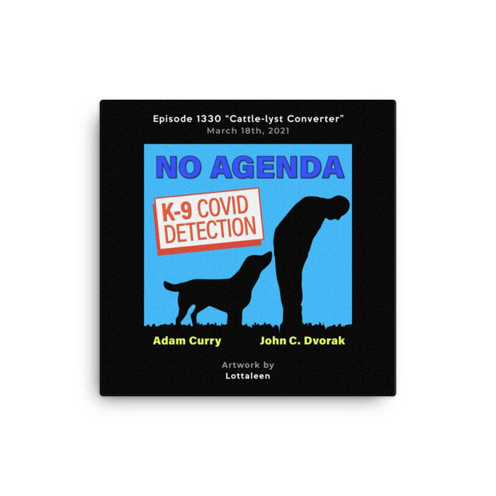 NO AGENDA 1330 - customizable canvas cover art