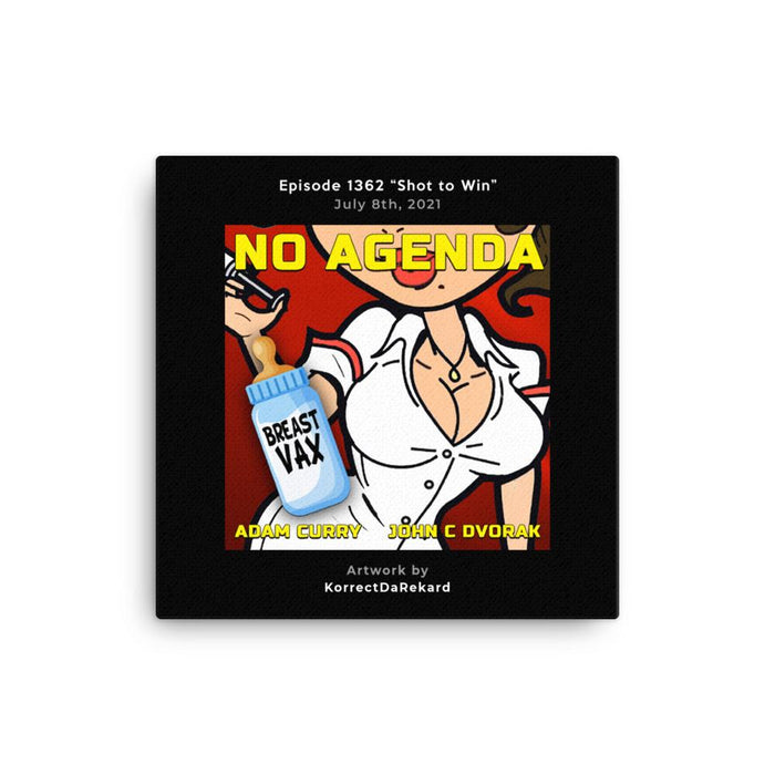 NO AGENDA 1362 - customizable canvas cover art