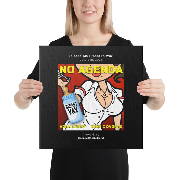 NO AGENDA 1362 - customizable canvas cover art