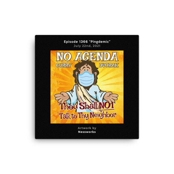 NO AGENDA 1366 - customizable canvas cover art