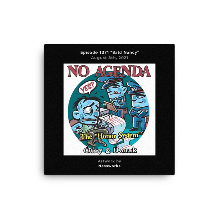 NO AGENDA 1371 - customizable canvas cover art