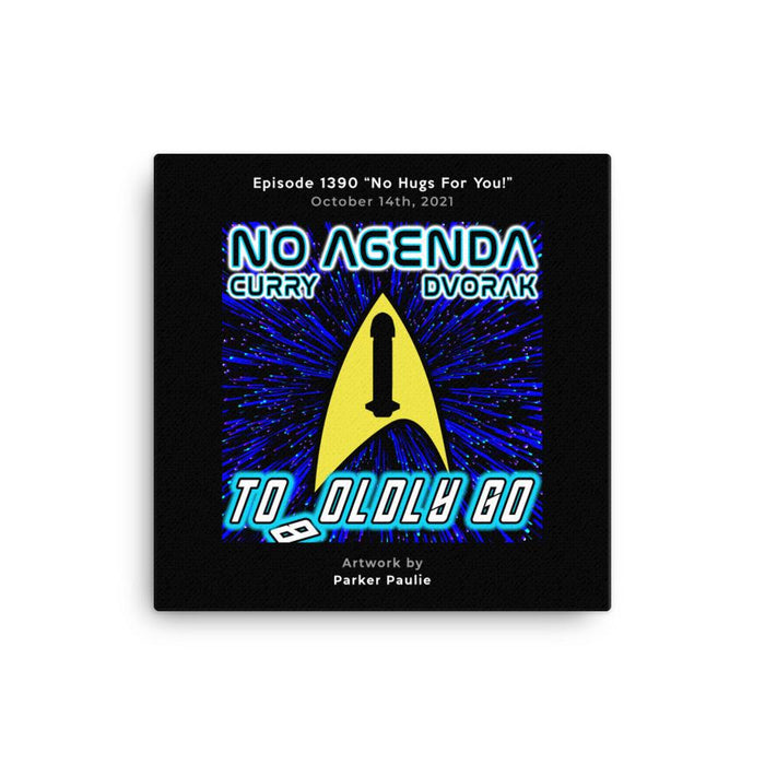 NO AGENDA 1390 - customizable canvas cover art