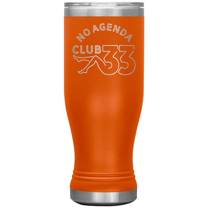 NO AGENDA CLUB 33 - 20 oz boho tumbler