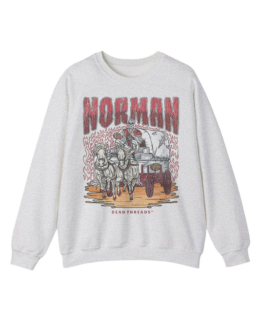 NORMAN FOOTBALL CREWNECK SWEATSHIRT – Sweatshirt – Dead Threads Apparel