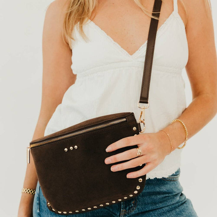 Oat Studded Suede