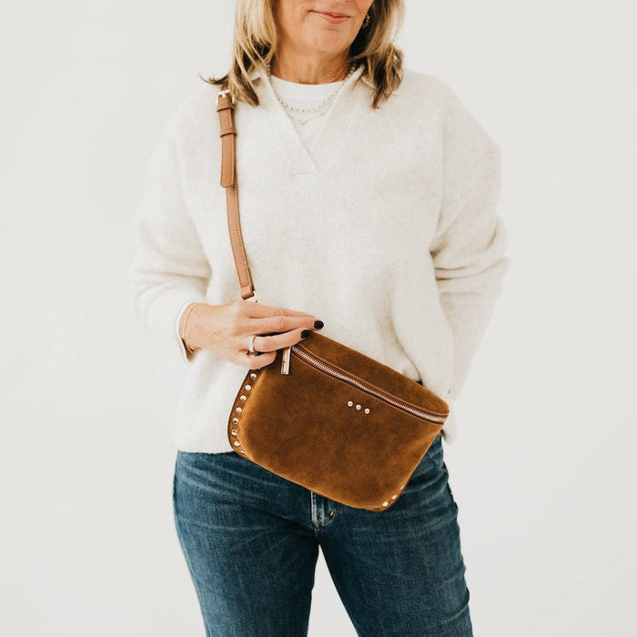 Oat Studded Suede