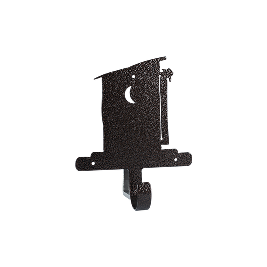 Outhouse Key Holder - Textured Black Steel - Coppervein, hand-made steel by Allwayz Mags