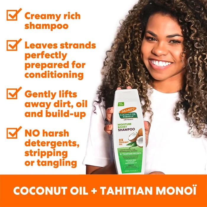 Palmer's Coconut Oil Formula Moisture Boost Shampoo 400ml