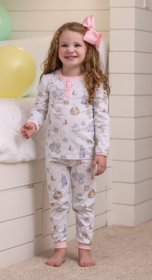 Party Animals Pants Set- Light Pink- TROTTER STREET