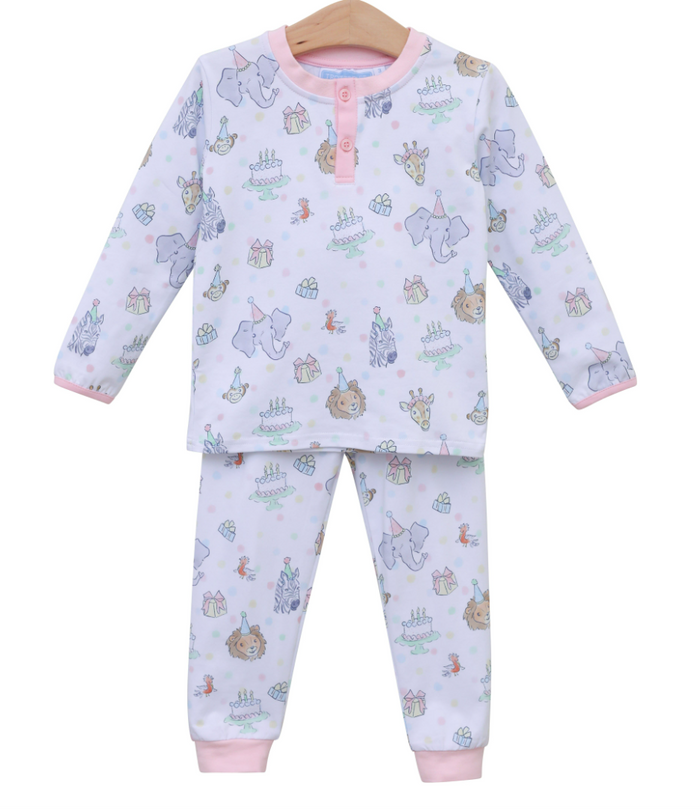 Party Animals Pants Set- Light Pink- TROTTER STREET