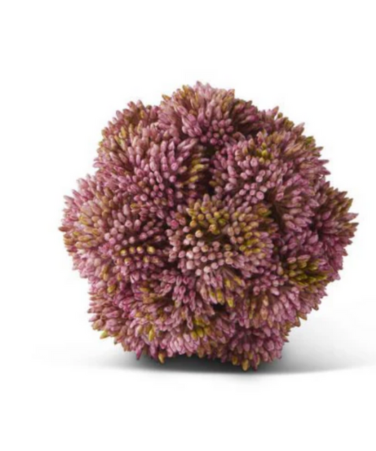 Pink Sedum Stem Ball