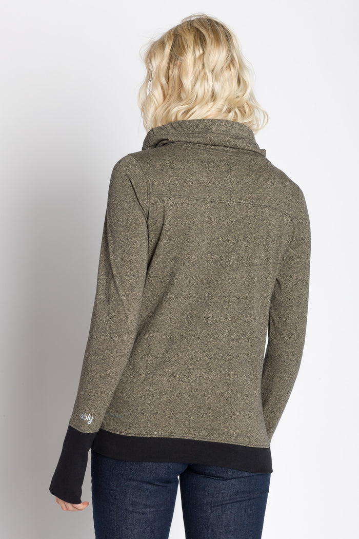 Poet | Women's Cowl Neck Jersey Top