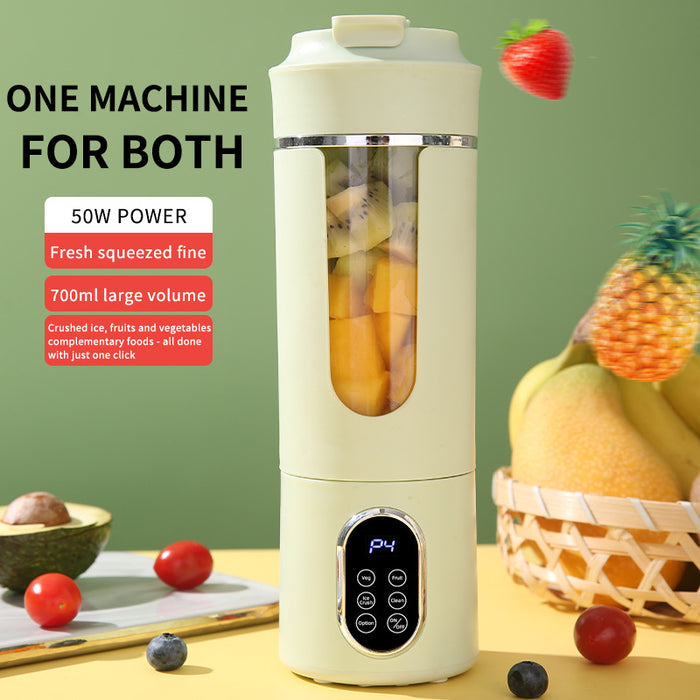 Portable Rechargeable Juice Blender Compact Handheld Electric Smoothie Maker For Travel Office Home by Beauty Night Fashion