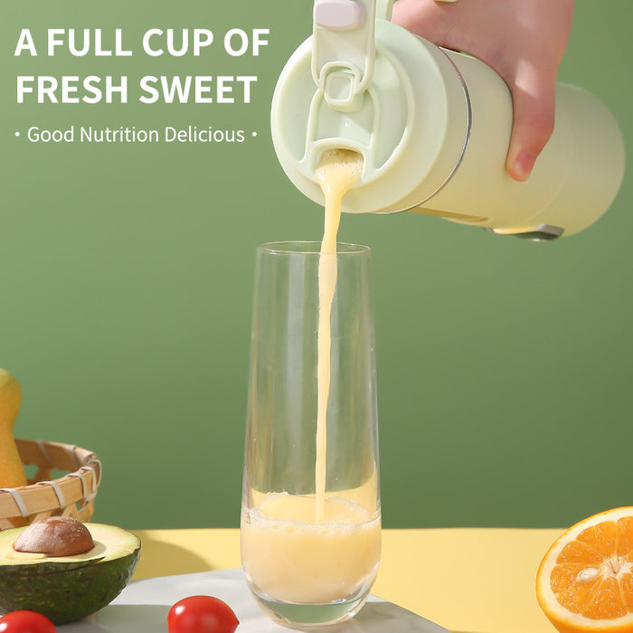 Portable Rechargeable Juice Blender Compact Handheld Electric Smoothie Maker For Travel Office Home by Beauty Night Fashion