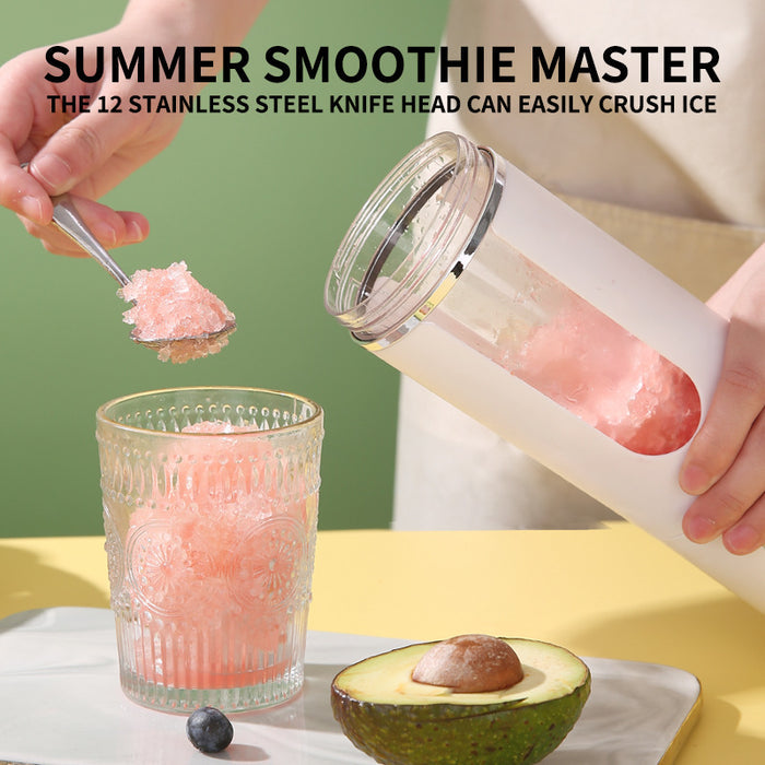 Portable Rechargeable Juice Blender Compact Handheld Electric Smoothie Maker For Travel Office Home by Beauty Night Fashion