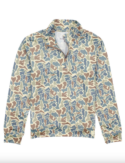 Properly Tied- Boys Inlet Pullover Field Camo