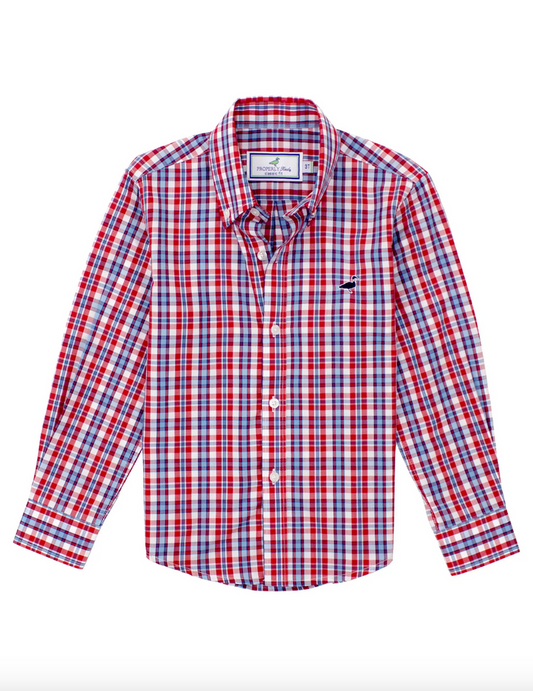 Properly Tied- Boys Seasonal Sportshirt USA