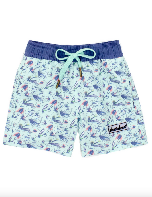 Properly Tied- Boys Shordees Swim Trunk Stay Fly