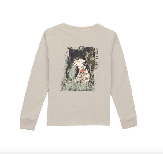 Properly Tied-Boys Mossy Oak Lab LS Linen