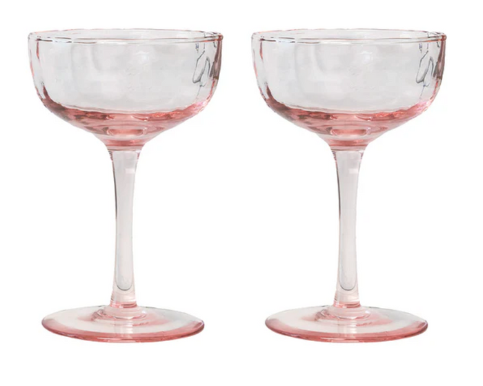 Puro Cocktail Coupe Set/2 Blush
