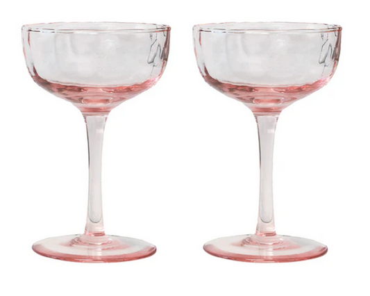 Puro Cocktail Coupe Set/2 Blush