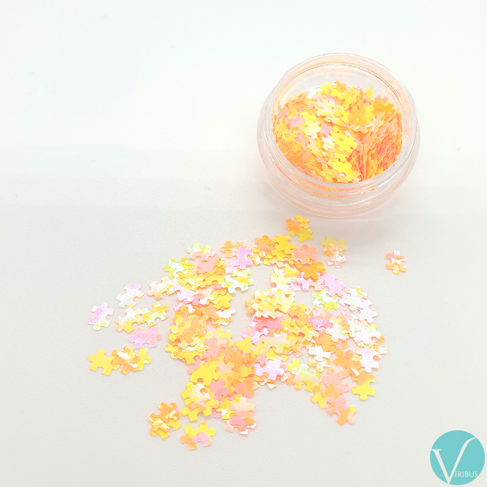 Puzzle Nail Art Holo UV 12 Colour Set image 6