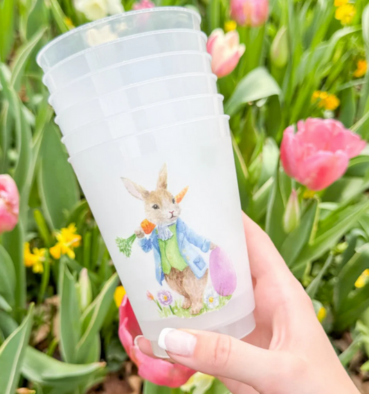 Rabbit & Carrot Frosted Cup